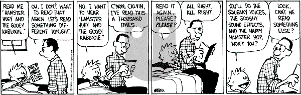 Calvin and Hobbes - Wednesday December 21, 1988 Comic Strip