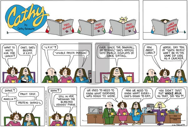 Cathy Classics on Sunday February 26, 2006 Comic Strip