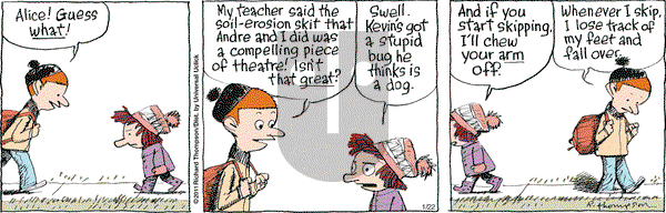 Cul de Sac on Friday January 22, 2016 Comic Strip
