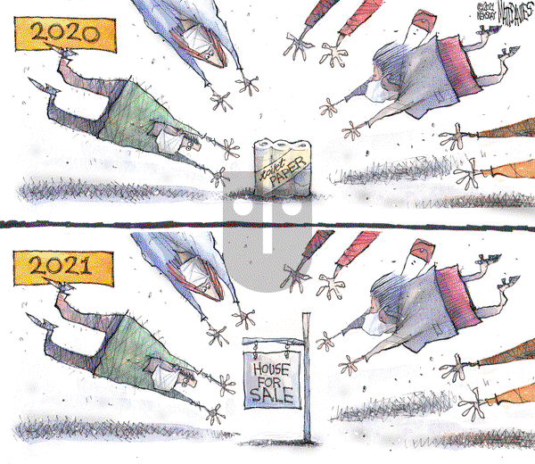 Matt Davies on Wednesday March 17, 2021 Comic Strip