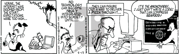 Over the Hedge on Thursday May 17, 2001 Comic Strip