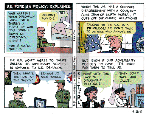 Ted Rall on Wednesday April 26, 2017 Comic Strip