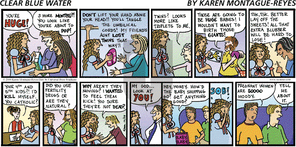 Clear Blue Water on Sunday October 24, 2004 Comic Strip