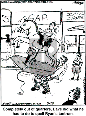 Close to Home on Wednesday September 23, 2009 Comic Strip