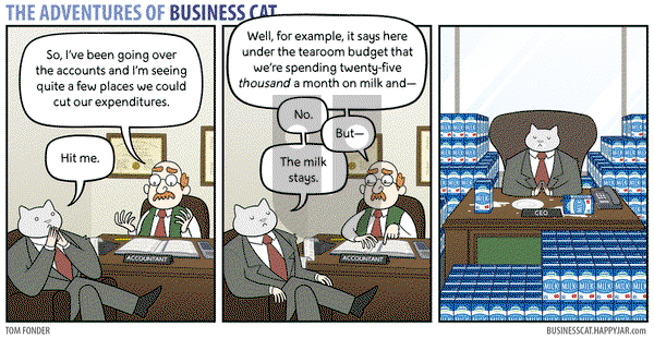 The Adventures of Business Cat - Monday January 25, 2016 Comic Strip