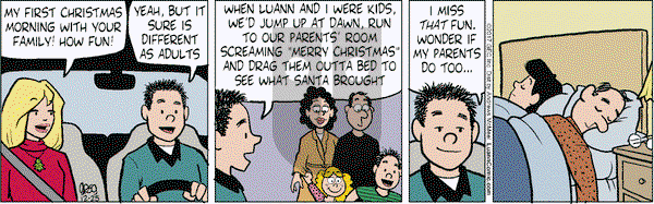 Luann on Monday December 25, 2017 Comic Strip