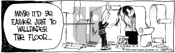 The Buckets on Saturday January 31, 1998 Comic Strip