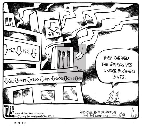 Tom Toles on Sunday October 12, 2008 Comic Strip