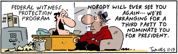 Frank and Ernest on Monday November 13, 2000 Comic Strip