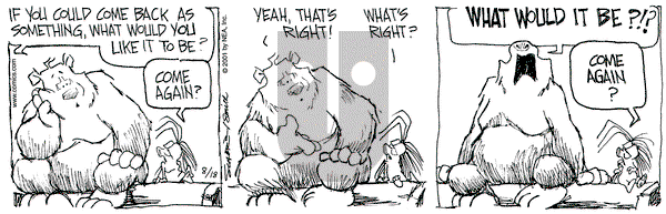 The Grizzwells on Saturday August 18, 2001 Comic Strip