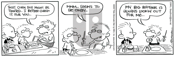 Soup to Nutz - Old on Monday December 3, 2007 Comic Strip
