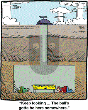 In the Bleachers on Tuesday June 12, 2018 Comic Strip