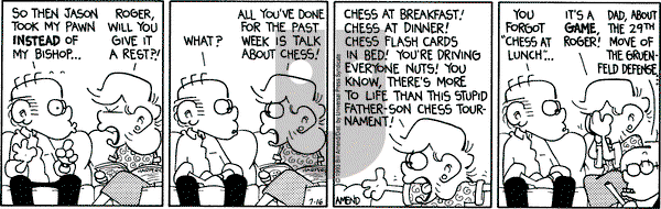 FoxTrot on Friday July 16, 1993 Comic Strip