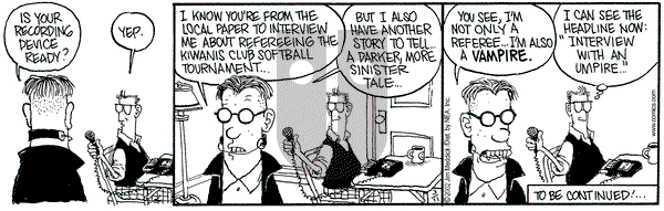 Monty on Monday March 11, 2002 Comic Strip