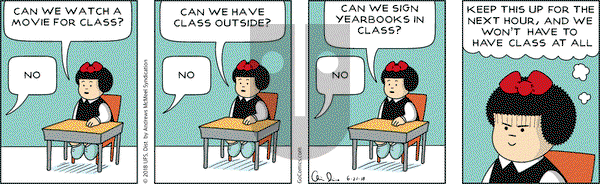 Nancy on Thursday June 21, 2018 Comic Strip