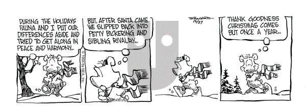 The Grizzwells on Tuesday December 27, 1994 Comic Strip