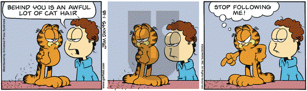 Garfield on Tuesday January 18, 2005 Comic Strip