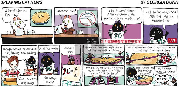 Breaking Cat News - Sunday March 14, 2021 Comic Strip