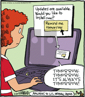 Reality Check on Thursday March 29, 2018 Comic Strip