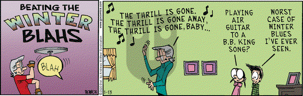 Grand Avenue on Monday January 13, 2025 Comic Strip