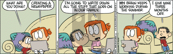 Baby Blues on Wednesday August 11, 2021 Comic Strip