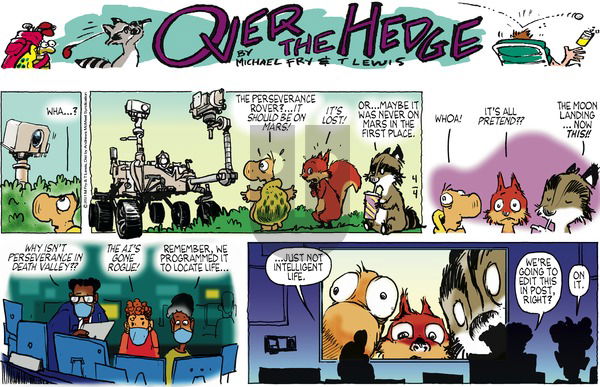 Over the Hedge on Sunday April 4, 2021 Comic Strip