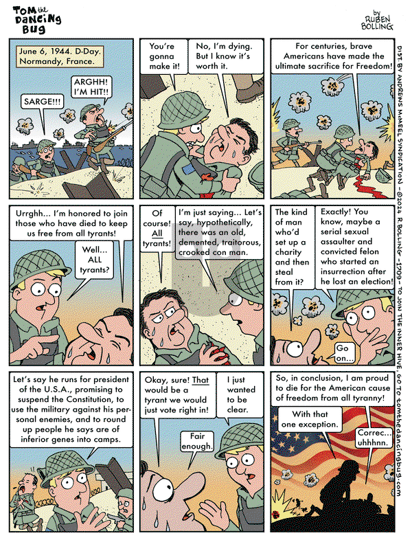 Tom the Dancing Bug on Friday November 1, 2024 Comic Strip