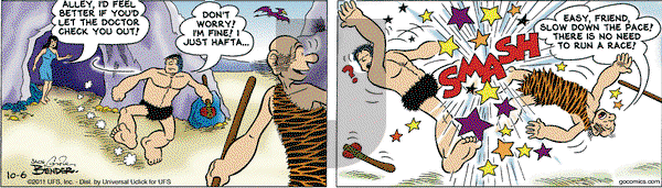 Alley Oop on Thursday October 6, 2011 Comic Strip