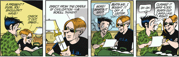Doonesbury on Thursday May 1, 2003 Comic Strip