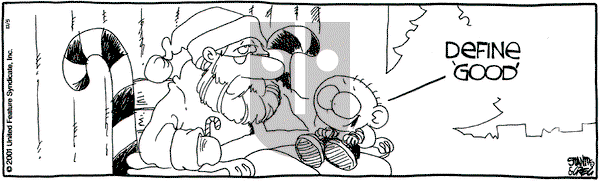 The Buckets on Wednesday December 5, 2001 Comic Strip