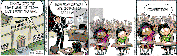 Baldo on Monday September 5, 2011 Comic Strip