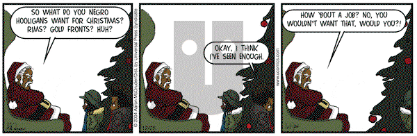 The Boondocks on Saturday December 25, 2004 Comic Strip