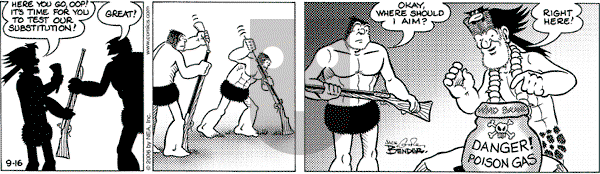 Alley Oop on Saturday September 16, 2006 Comic Strip