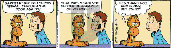 Garfield on Friday June 10, 2011 Comic Strip