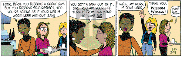 Luann on Saturday April 26, 2003 Comic Strip