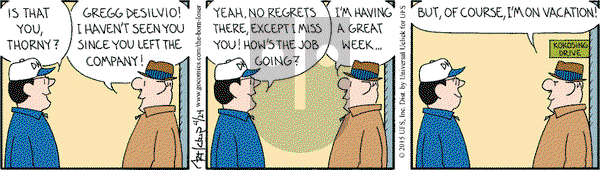 The Born Loser on Friday April 24, 2015 Comic Strip