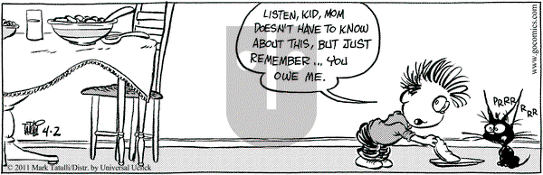 Heart of the City on Saturday April 2, 2011 Comic Strip