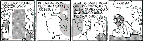 Drabble on Saturday May 11, 1996 Comic Strip