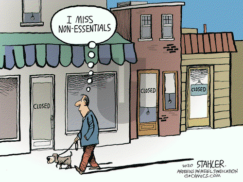 Jeff Stahler on Thursday March 26, 2020 Comic Strip