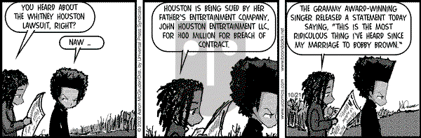 The Boondocks on Monday May 24, 2010 Comic Strip