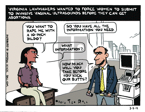 Ted Rall on Monday March 5, 2012 Comic Strip