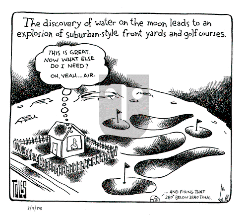 Tom Toles - Monday March 9, 1998 Comic Strip