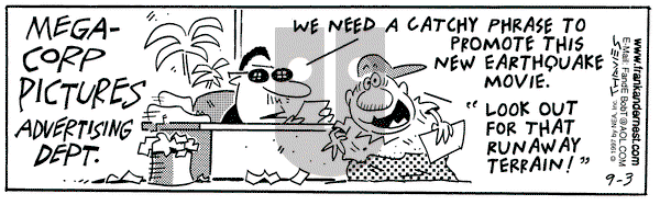 Frank and Ernest on Wednesday September 3, 1997 Comic Strip