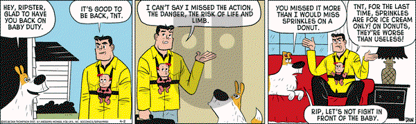 Rip Haywire on Monday April 2, 2018 Comic Strip