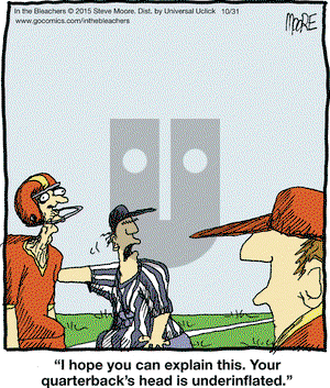 In the Bleachers on Saturday October 31, 2015 Comic Strip