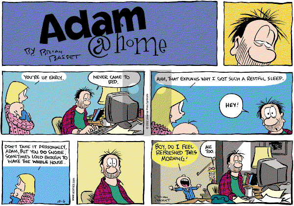 Adam@Home on Sunday October 6, 2002 Comic Strip