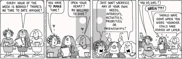 Cathy Classics on Wednesday March 19, 2025 Comic Strip