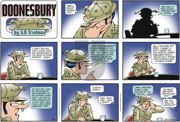 Doonesbury on Sunday October 1, 2006 Comic Strip