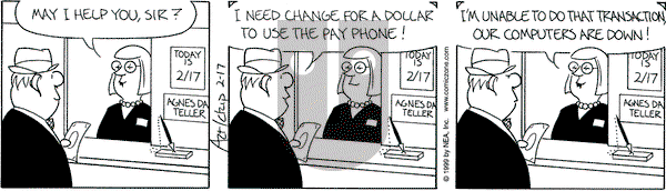 The Born Loser on Wednesday February 17, 1999 Comic Strip