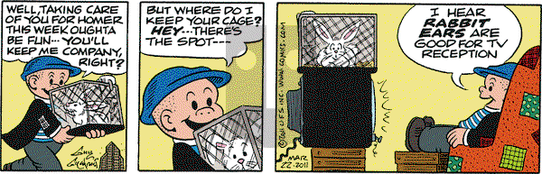 Nancy on Tuesday March 22, 2011 Comic Strip